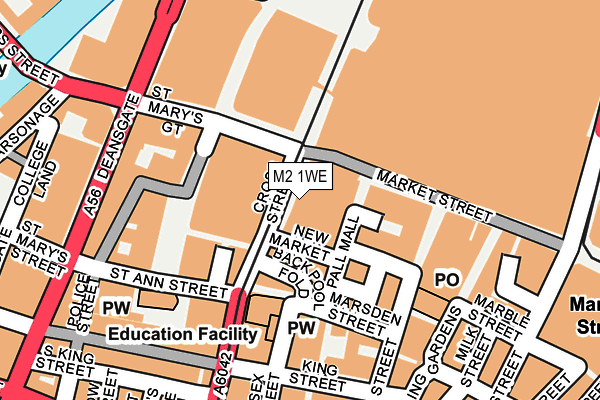 M2 1WE map - OS OpenMap – Local (Ordnance Survey) M2 1WE map - OS OpenMap – Local (Ordnance Survey)