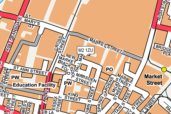 M2 1ZU map - OS OpenMap – Local (Ordnance Survey) M2 1ZU map - OS OpenMap – Local (Ordnance Survey)