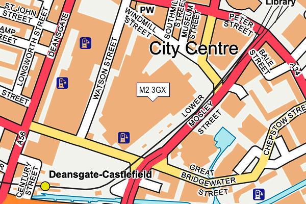 M2 3GX map - OS OpenMap – Local (Ordnance Survey) M2 3GX map - OS OpenMap – Local (Ordnance Survey)