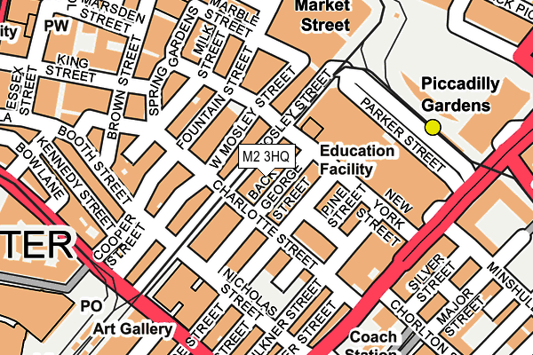 M2 3HQ map - OS OpenMap – Local (Ordnance Survey) M2 3HQ map - OS OpenMap – Local (Ordnance Survey)