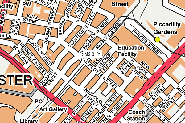 M2 3HY map - OS OpenMap – Local (Ordnance Survey) M2 3HY map - OS OpenMap – Local (Ordnance Survey)