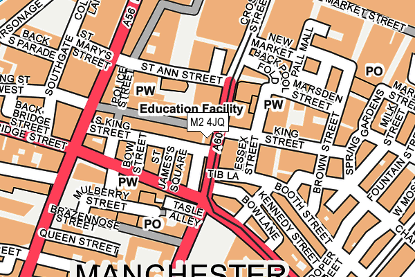 M2 4JQ map - OS OpenMap – Local (Ordnance Survey) M2 4JQ map - OS OpenMap – Local (Ordnance Survey)