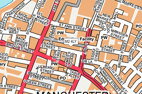 M2 4LY map - OS OpenMap – Local (Ordnance Survey) M2 4LY map - OS OpenMap – Local (Ordnance Survey)