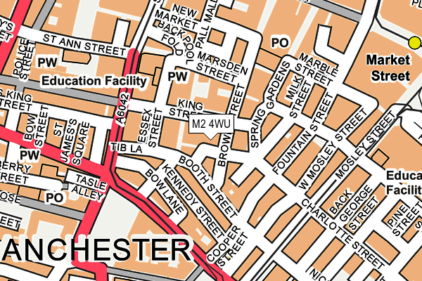 M2 4WU map - OS OpenMap – Local (Ordnance Survey) M2 4WU map - OS OpenMap – Local (Ordnance Survey)