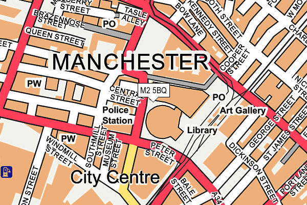 M2 5BQ map - OS OpenMap – Local (Ordnance Survey) M2 5BQ map - OS OpenMap – Local (Ordnance Survey)