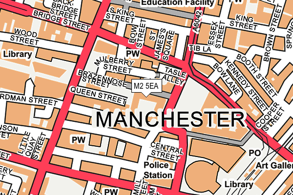 M2 5EA map - OS OpenMap – Local (Ordnance Survey) M2 5EA map - OS OpenMap – Local (Ordnance Survey)