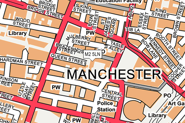 M2 5LN map - OS OpenMap – Local (Ordnance Survey) M2 5LN map - OS OpenMap – Local (Ordnance Survey)