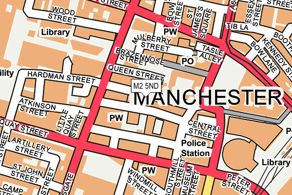 M2 5ND map - OS OpenMap – Local (Ordnance Survey) M2 5ND map - OS OpenMap – Local (Ordnance Survey)