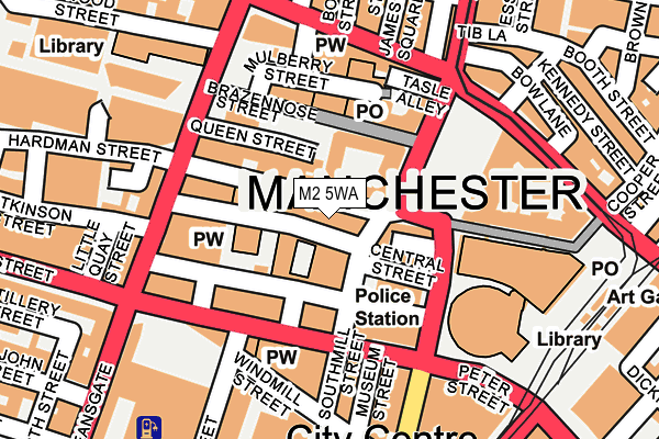 M2 5WA map - OS OpenMap – Local (Ordnance Survey) M2 5WA map - OS OpenMap – Local (Ordnance Survey)