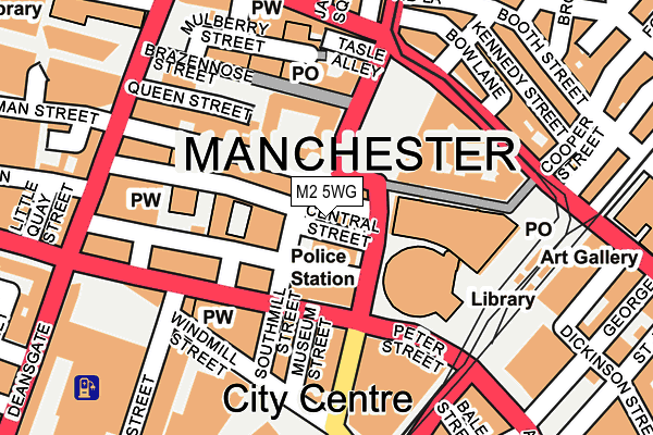 M2 5WG map - OS OpenMap – Local (Ordnance Survey) M2 5WG map - OS OpenMap – Local (Ordnance Survey)