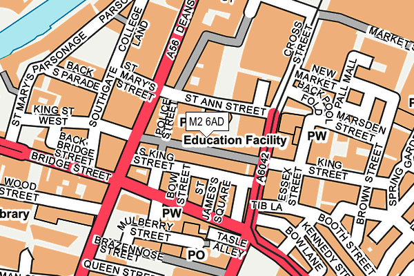 M2 6AD map - OS OpenMap – Local (Ordnance Survey) M2 6AD map - OS OpenMap – Local (Ordnance Survey)
