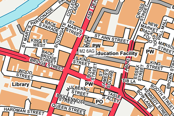 M2 6AG map - OS OpenMap – Local (Ordnance Survey) M2 6AG map - OS OpenMap – Local (Ordnance Survey)