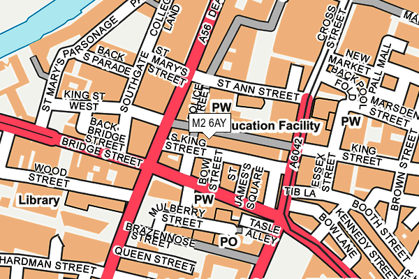 M2 6AY map - OS OpenMap – Local (Ordnance Survey) M2 6AY map - OS OpenMap – Local (Ordnance Survey)