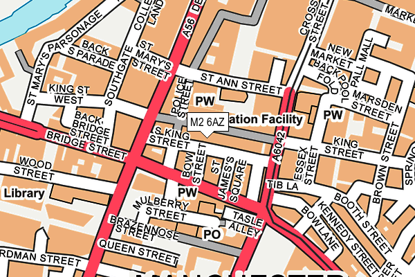 M2 6AZ map - OS OpenMap – Local (Ordnance Survey) M2 6AZ map - OS OpenMap – Local (Ordnance Survey)
