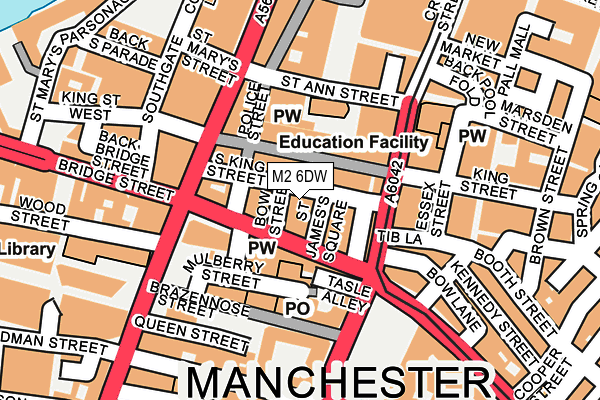 M2 6DW map - OS OpenMap – Local (Ordnance Survey) M2 6DW map - OS OpenMap – Local (Ordnance Survey)