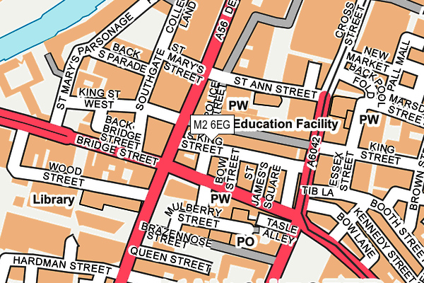 M2 6EG map - OS OpenMap – Local (Ordnance Survey) M2 6EG map - OS OpenMap – Local (Ordnance Survey)