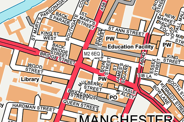 M2 6EQ map - OS OpenMap – Local (Ordnance Survey) M2 6EQ map - OS OpenMap – Local (Ordnance Survey)
