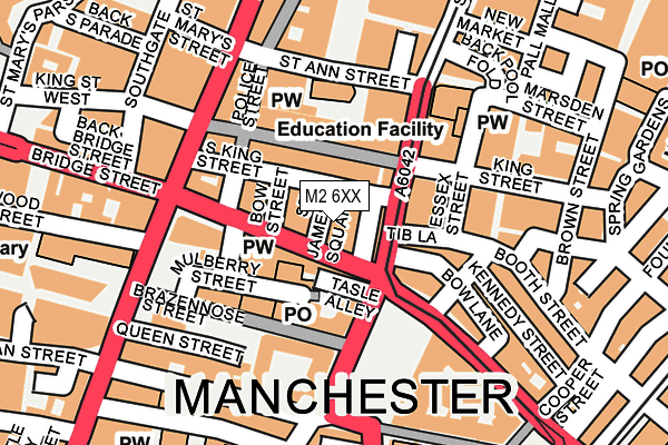 M2 6XX map - OS OpenMap – Local (Ordnance Survey) M2 6XX map - OS OpenMap – Local (Ordnance Survey)