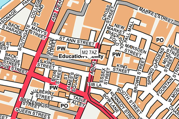 M2 7AZ map - OS OpenMap – Local (Ordnance Survey) M2 7AZ map - OS OpenMap – Local (Ordnance Survey)