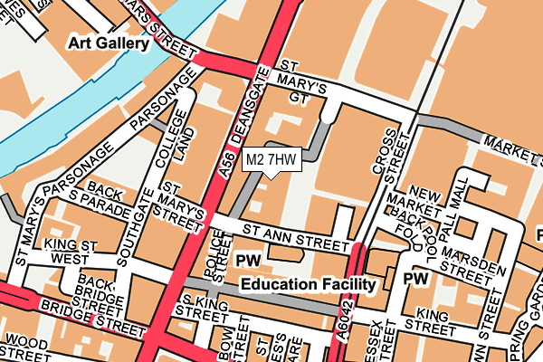 M2 7HW map - OS OpenMap – Local (Ordnance Survey) M2 7HW map - OS OpenMap – Local (Ordnance Survey)