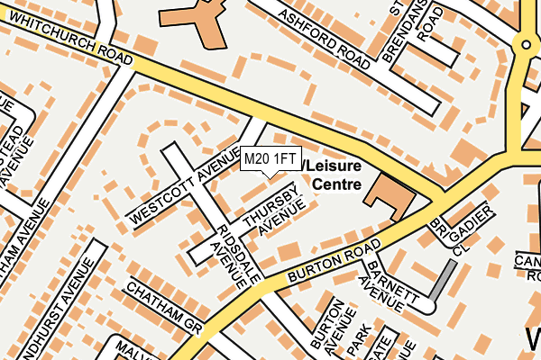 M20 1FT map - OS OpenMap – Local (Ordnance Survey) M20 1FT map - OS OpenMap – Local (Ordnance Survey)