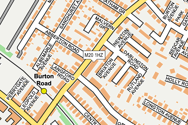M20 1HZ map - OS OpenMap – Local (Ordnance Survey) M20 1HZ map - OS OpenMap – Local (Ordnance Survey)