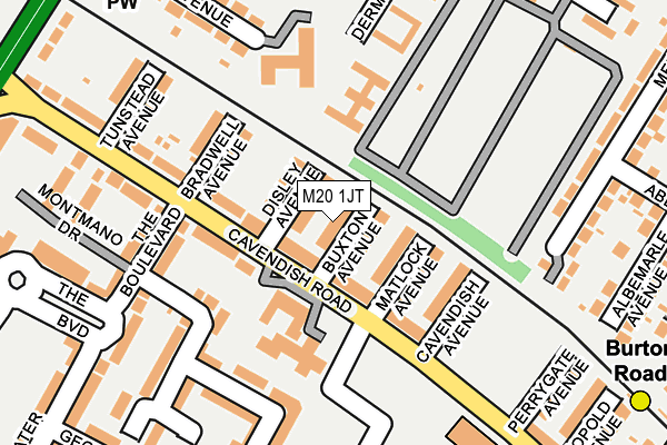 M20 1JT map - OS OpenMap – Local (Ordnance Survey) M20 1JT map - OS OpenMap – Local (Ordnance Survey)
