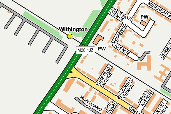 M20 1JZ map - OS OpenMap – Local (Ordnance Survey) M20 1JZ map - OS OpenMap – Local (Ordnance Survey)