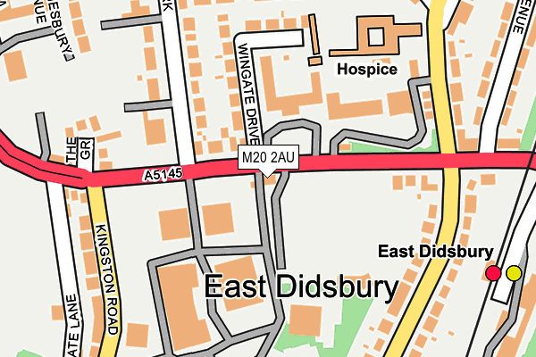 M20 2AU map - OS OpenMap – Local (Ordnance Survey) M20 2AU map - OS OpenMap – Local (Ordnance Survey)