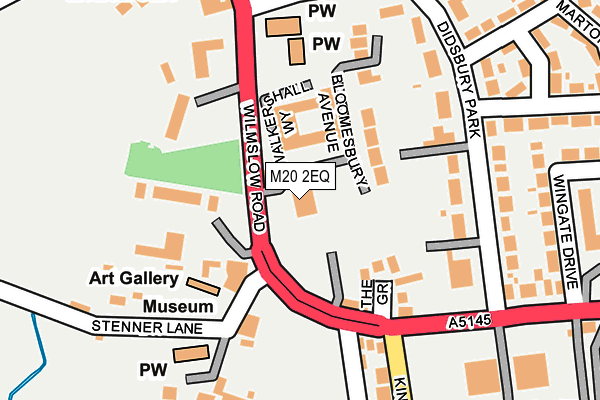 M20 2EQ map - OS OpenMap – Local (Ordnance Survey) M20 2EQ map - OS OpenMap – Local (Ordnance Survey)
