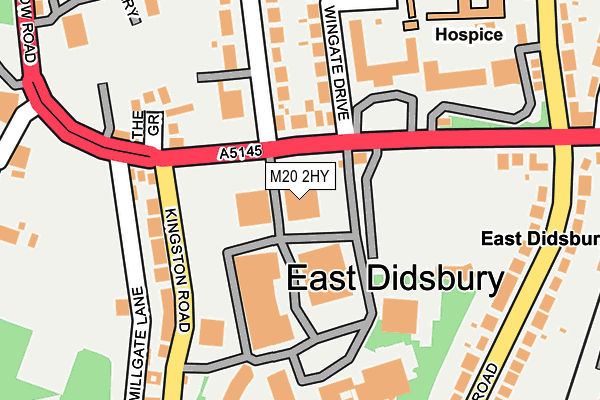 M20 2HY map - OS OpenMap – Local (Ordnance Survey) M20 2HY map - OS OpenMap – Local (Ordnance Survey)