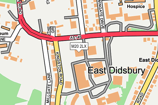 M20 2LX map - OS OpenMap – Local (Ordnance Survey) M20 2LX map - OS OpenMap – Local (Ordnance Survey)