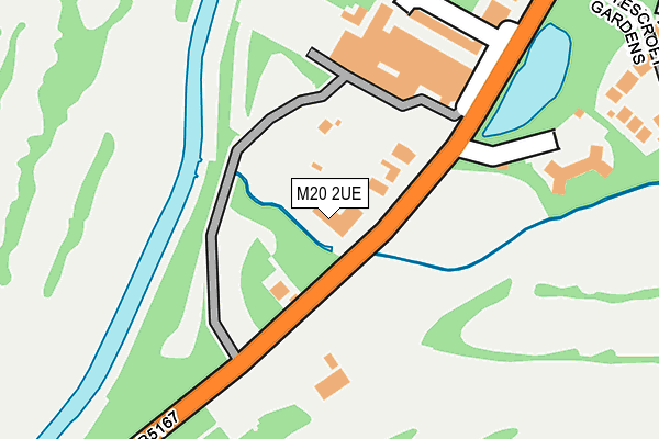 M20 2UE map - OS OpenMap – Local (Ordnance Survey) M20 2UE map - OS OpenMap – Local (Ordnance Survey)