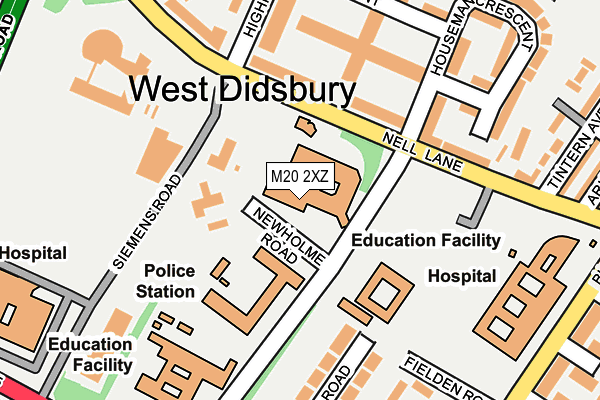 M20 2XZ map - OS OpenMap – Local (Ordnance Survey) M20 2XZ map - OS OpenMap – Local (Ordnance Survey)