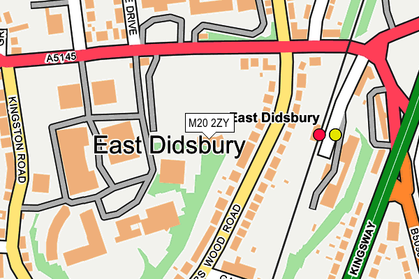 M20 2ZY map - OS OpenMap – Local (Ordnance Survey) M20 2ZY map - OS OpenMap – Local (Ordnance Survey)