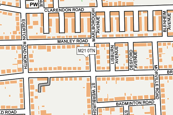 M21 0TN map - OS OpenMap – Local (Ordnance Survey) M21 0TN map - OS OpenMap – Local (Ordnance Survey)