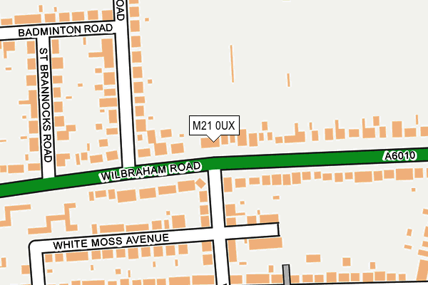 M21 0UX map - OS OpenMap – Local (Ordnance Survey) M21 0UX map - OS OpenMap – Local (Ordnance Survey)