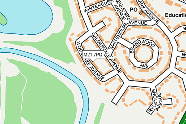 M21 7PQ map - OS OpenMap – Local (Ordnance Survey) M21 7PQ map - OS OpenMap – Local (Ordnance Survey)