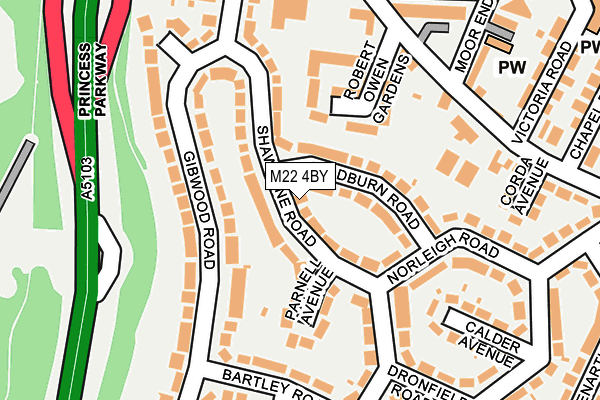 M22 4BY map - OS OpenMap – Local (Ordnance Survey) M22 4BY map - OS OpenMap – Local (Ordnance Survey)