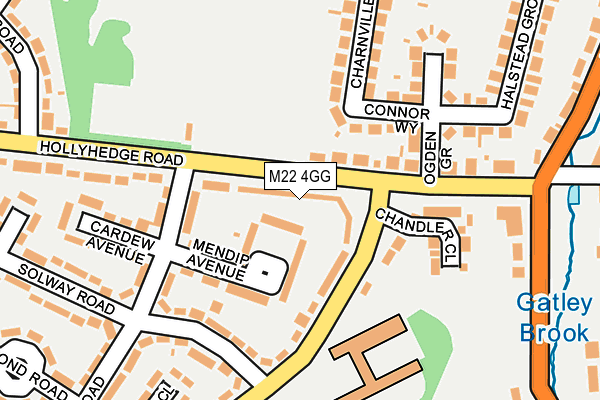 M22 4GG map - OS OpenMap – Local (Ordnance Survey) M22 4GG map - OS OpenMap – Local (Ordnance Survey)