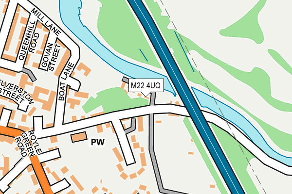 M22 4UQ map - OS OpenMap – Local (Ordnance Survey) M22 4UQ map - OS OpenMap – Local (Ordnance Survey)
