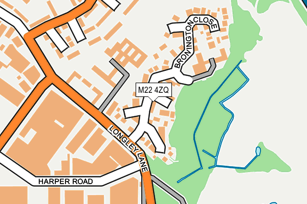 M22 4ZQ map - OS OpenMap – Local (Ordnance Survey) M22 4ZQ map - OS OpenMap – Local (Ordnance Survey)