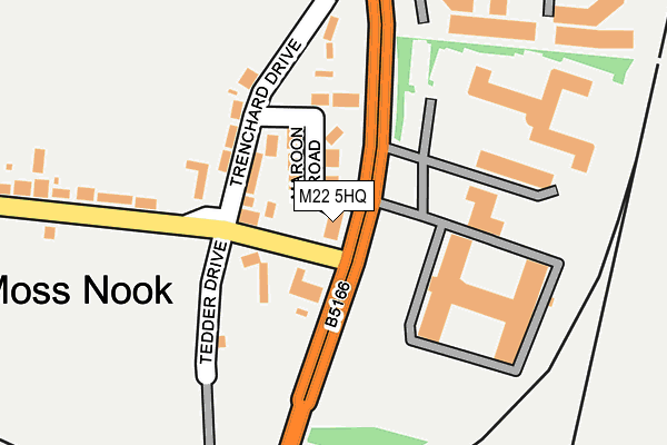 M22 5HQ map - OS OpenMap – Local (Ordnance Survey) M22 5HQ map - OS OpenMap – Local (Ordnance Survey)