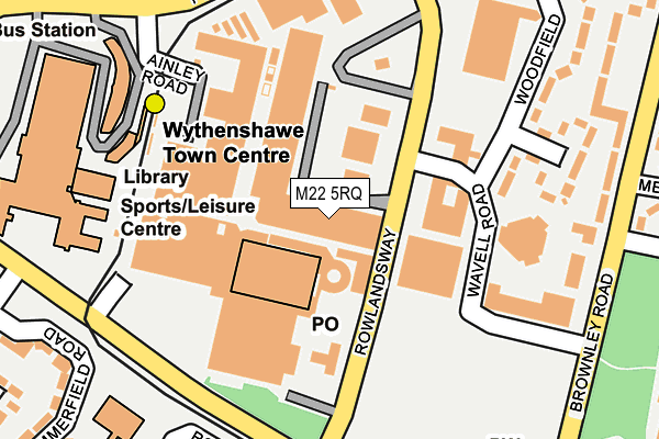 M22 5RQ map - OS OpenMap – Local (Ordnance Survey) M22 5RQ map - OS OpenMap – Local (Ordnance Survey)
