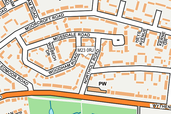 M23 0RJ map - OS OpenMap – Local (Ordnance Survey) M23 0RJ map - OS OpenMap – Local (Ordnance Survey)