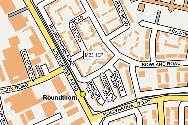 M23 1EP map - OS OpenMap – Local (Ordnance Survey)