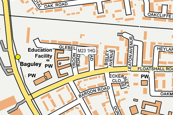 M23 1HG map - OS OpenMap – Local (Ordnance Survey) M23 1HG map - OS OpenMap – Local (Ordnance Survey)