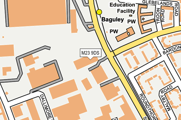 M23 9DS map - OS OpenMap – Local (Ordnance Survey) M23 9DS map - OS OpenMap – Local (Ordnance Survey)