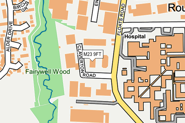 M23 9FT map - OS OpenMap – Local (Ordnance Survey) M23 9FT map - OS OpenMap – Local (Ordnance Survey)