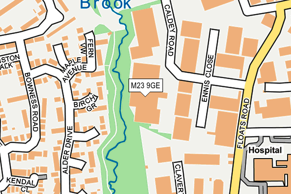 M23 9GE map - OS OpenMap – Local (Ordnance Survey) M23 9GE map - OS OpenMap – Local (Ordnance Survey)
